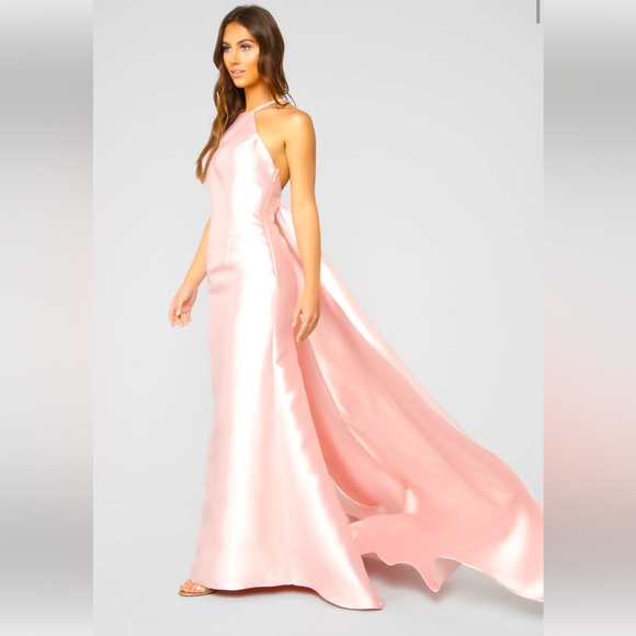 Fashion Nova Dresses & Skirts - NEW 🆕 All In It with Train Dress - Pink